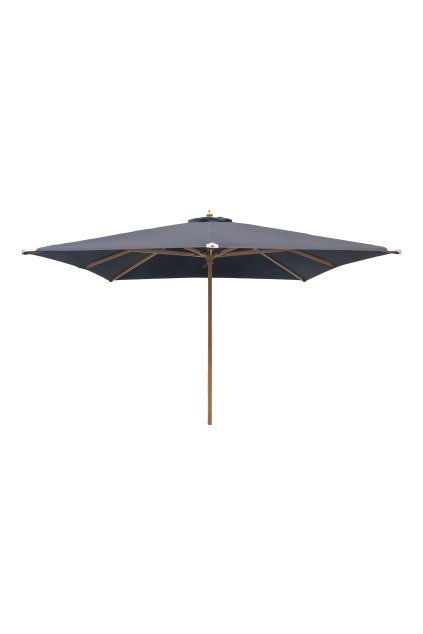 Orlando Parasol - slnečník, drevená tyč, čierny 300x300 cm