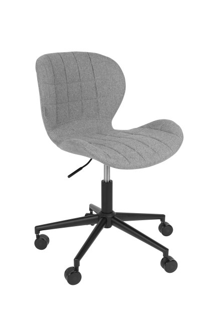 ZUIVER OMG OFFICE stolička: Sivá