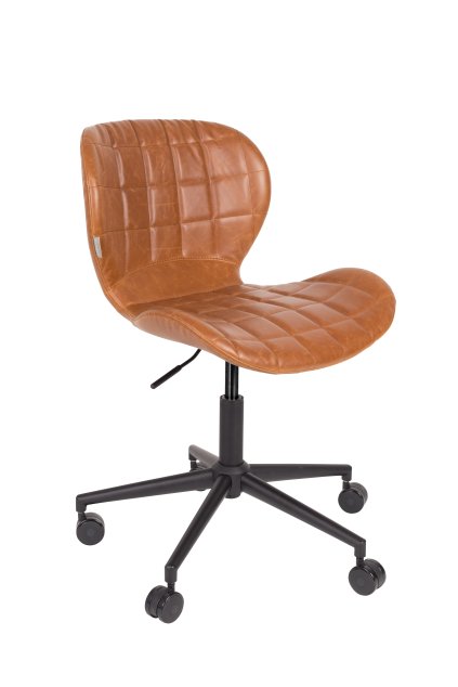 ZUIVER OMG OFFICE stolička: Hnedá