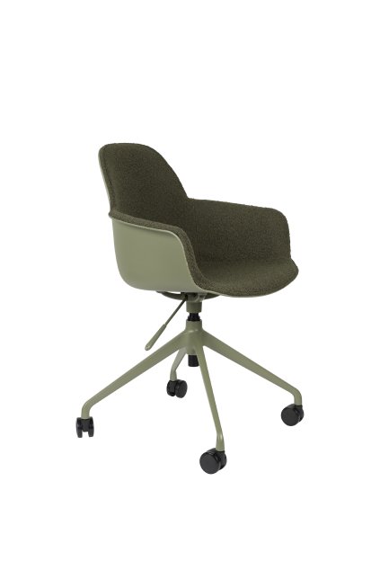 ZUIVER ALBERT KUIP OFFICE kancelárske kreslo: Zelená