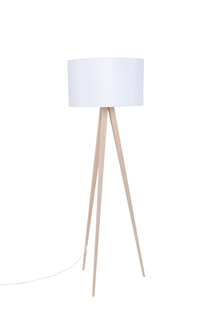 ZUIVER TRIPOD WOOD FLOOR: Biela