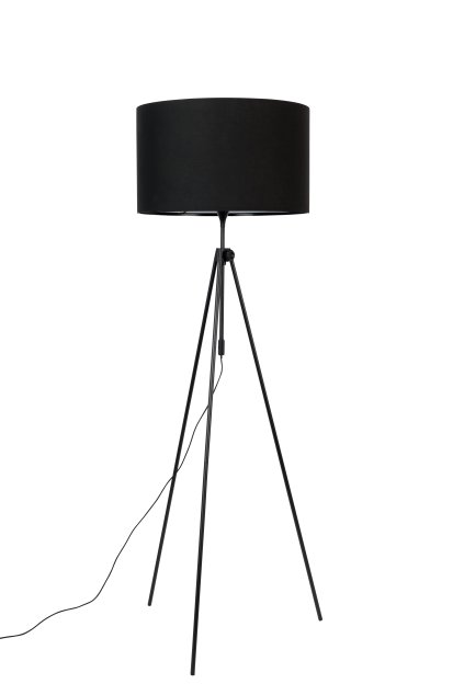 ZUIVER LESLEY podlahová lampa: Čierna