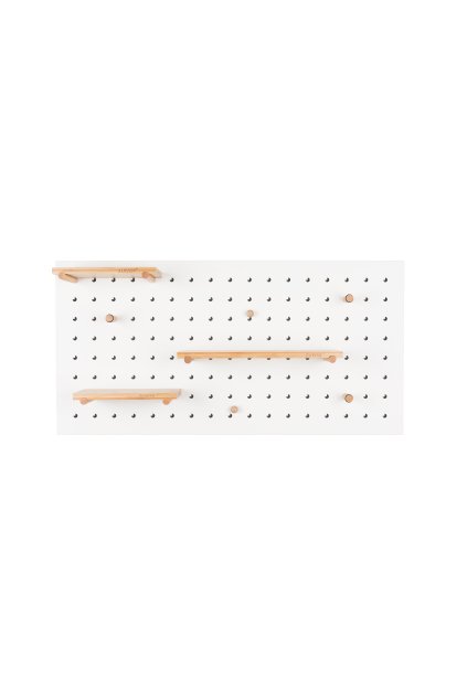 ZUIVER BUNDY PEGBOARD polica: Biela