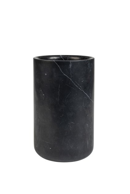 ZUIVER FAJEN MARBLE váza: Čierna
