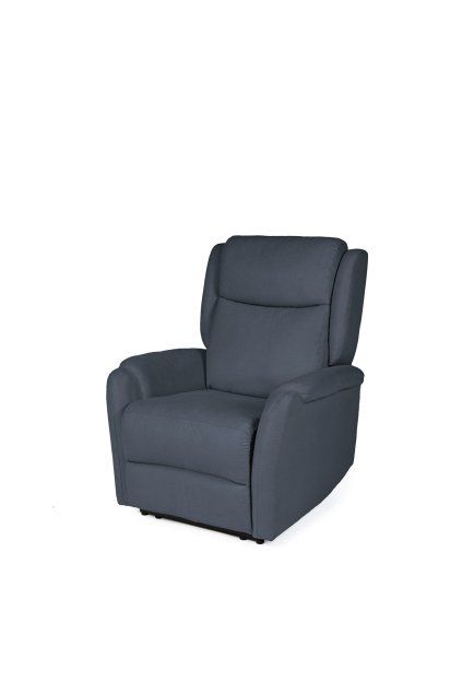 RELAXAČNÉ KRESLO 1 MOTOR AKARI TMAVO SIVÉ