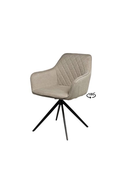AMELI otočná stolička: Taupe