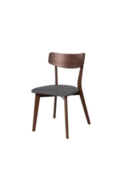 KEIRA WALNUT stolička: Sivá - tmavá