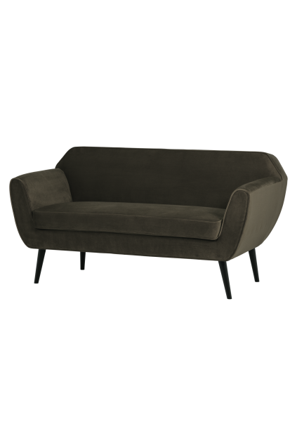 377863 156 02 VS Rocco bank 150cm velvet warmgroen FA