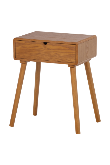377865 B 02 VS Nelo nachtkastje bijzettafel hout bruin FA