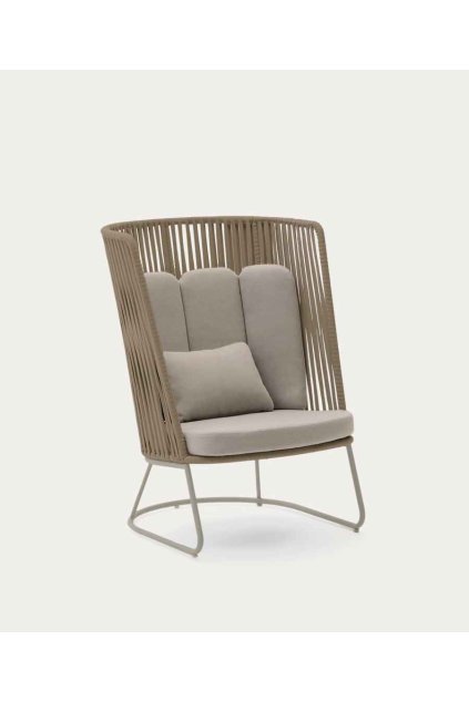 saconca beige high zahradne kreslo