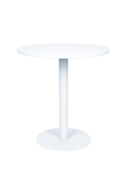 ZUIVER METSU bistro stôl: Biela