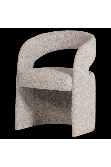 377995 N 02 VS Lanor eetkamerstoel grove boucle naturel FA