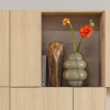 377478 G 01 SF ES Kency vaas glas groen met streep grijs Build naturel vierkant