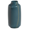 377479 W 01 VS Selena vaas glas petroblauw met streep grijs F1