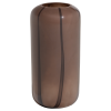 377477 B 01 VS Arles vaas glas bruin met streep naturel F1