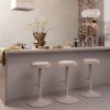 377972 Z 02 SF WP Mevo barstoel chenille zand vierkant