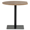 377958 TP 01 VS Tablo bistro tafel eindstuk DL 80x74cm transparant F1