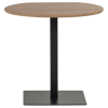 377958 TP 04 VS Tablo bistro tafel eindstuk DL 80x74cm transparant F3
