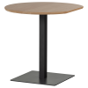 377958 TP 02 VS Tablo bistro tafel eindstuk DL 80x74cm transparant FA