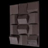 377940 B 02 VS Axis wanddeco betonlook bruin FA