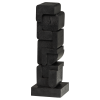 377941 Z 02 VS Isan sculptuur ornament hout zwart FA