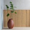 377938 B 01 SF Caro vaas XXL metaal bruin vierkant