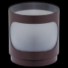 377935 B 04 VS Tavo windlichten metaal glas bruin set van 2 L1