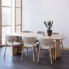 377930 N 377489 N 01 SF FQ Oakline curve eettafel 220x100cm naturel Udar naturel vierkant