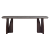 377930 B 01 VS FQ Veere Oakline curve eettafel 220x100cm mystic brown