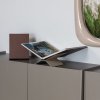 377228 A 377227 D 01 SF Brook boekenstandaard zand donkerbruin vierkant