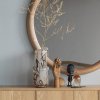 377828 N 01 SF Glivon spiegel 100x100cm hout fineer naturel vierkant