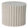 400565 Z 01 VS VT Grooves decoratieve bijzettafel keramiek zand F1