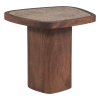 378101 B 02 VS Granu bijzettafel marmer mangohout bruin FA
