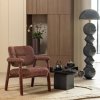 378192 W 378145 W 378144 W 378090 R 378096 G 01 SF WP Build wandkast combinatie 108 cm eiken decor bruin Loom fauteuil Tov bijzettafel Dot vloerlamp Arles vaas Milio vierkant