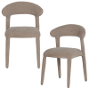 378077 Z 01 VS Sile eetkamerstoel linnenlook zand Set van 2 FA