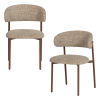 378078 NM 01 VS Kelu eetkamerstoel wollig naturel melange Set van 2 FA