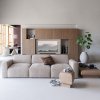 378134 N 378055 L 02 SF Umina 3 zits bank slub chenille naturel Rimea bijzettafel Build bruin Rela Evo Cira Isan vierkant