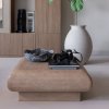 378056 L 377801 Z 01 SF WP Rimea salontafel mangohout lichtbruin Evo decoratieschaal Build bruin vierkant