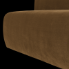 378032 VH 05 VS WP Mojo Base eetbank 164cm rugleuning velvet honinggeel C1