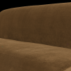 378032 VH 06 VS WP Mojo Base eetbank 164cm rugleuning velvet honinggeel C2