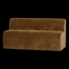 378032 H 02 VS WP Mojo Base eetbank 164cm rugleuning ribstof honinggeel FA