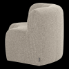378036 EM 03 VS WP Mojo base eetbank halfronde hoek rug boucle beige melange L1