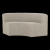 378036 EM 02 VS WP Mojo base eetbank halfronde hoek rug boucle beige melange FA