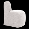 378035 CM 04 VS WP Mojo base eetbank hoek rond rugleuning boucle ecru melange R1
