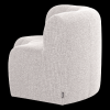 378036 CM 03 VS WP Mojo base eetbank halfronde hoek rug boucle ecru melange L1