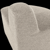 378035 EM 07 VS WP Mojo base eetbank hoek rond rugleuning boucle beige melange C2