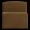 378033 VH 01 VS WP Mojo Base eetbank 84cm rugleuning velvet honinggeel F1