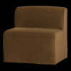 378033 VH 02 VS WP Mojo Base eetbank 84cm rugleuning velvet honinggeel FA
