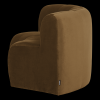 378036 VH 03 VS WP Mojo Base eetbank hoek rug velvet honinggeel L1