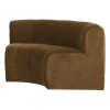 378036 VH 02 VS WP Mojo Base eetbank hoek rug velvet honinggeel FA